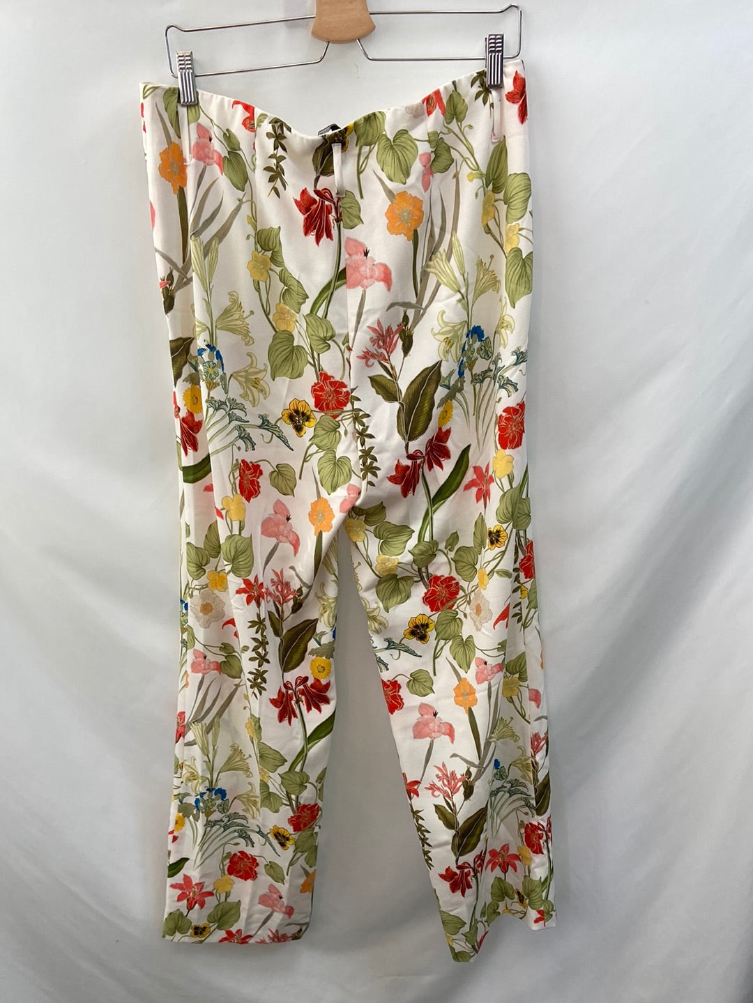 LUISA CERANO. Floral palazzo pants T.46
