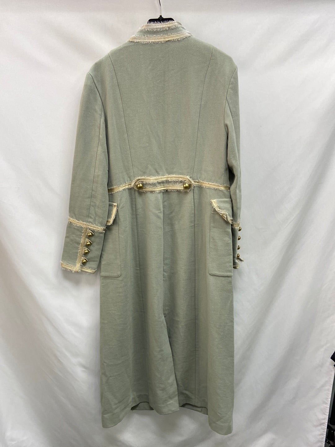 ZARA. Long coat with Ts trims