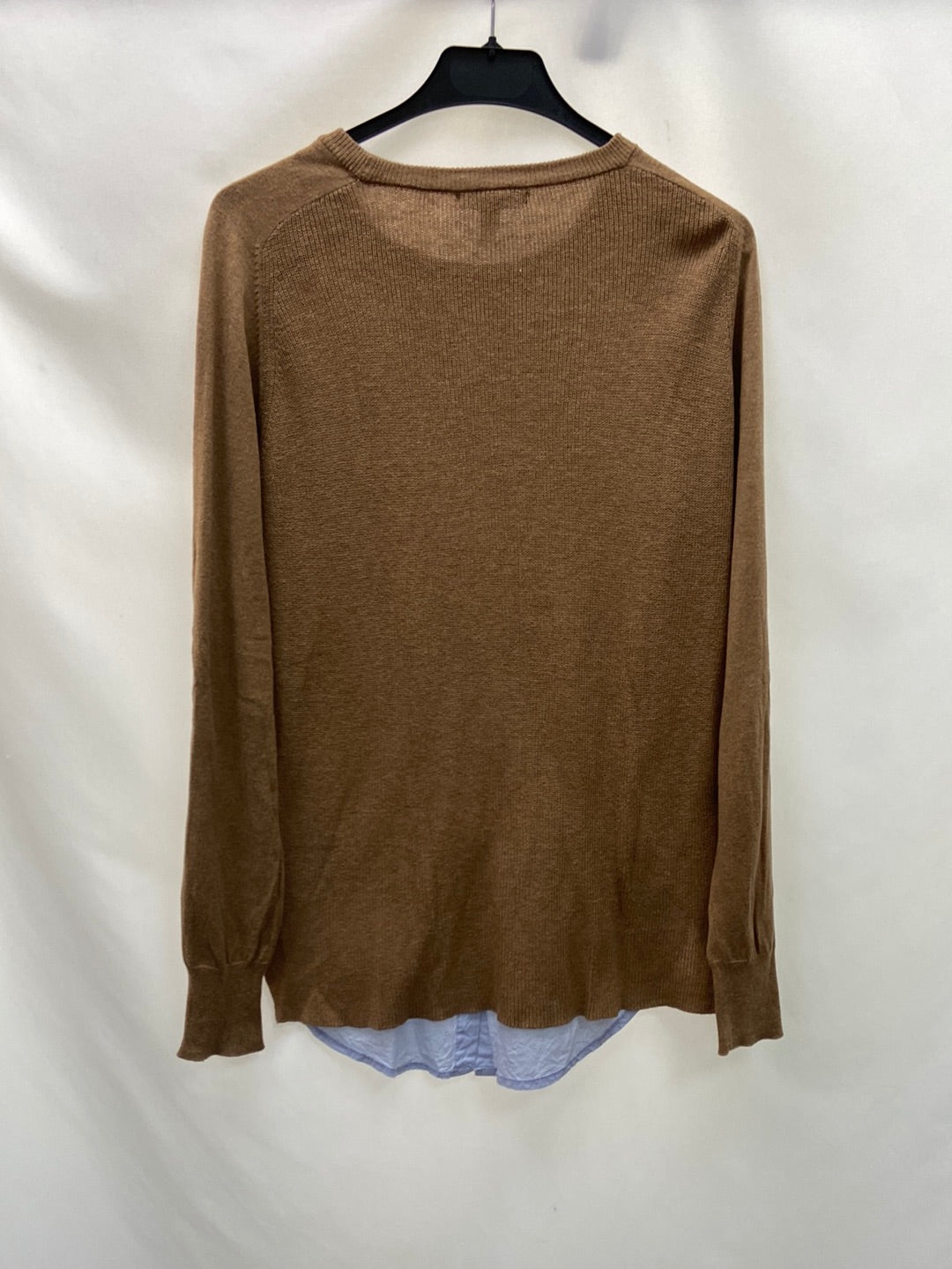 MANGO. Camel double textured jersey TL