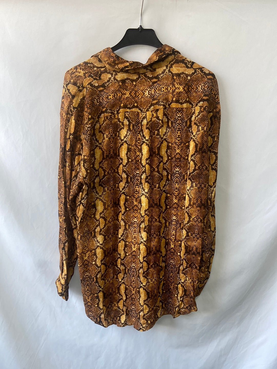 ZARA.Camisa oversized animal print T.S