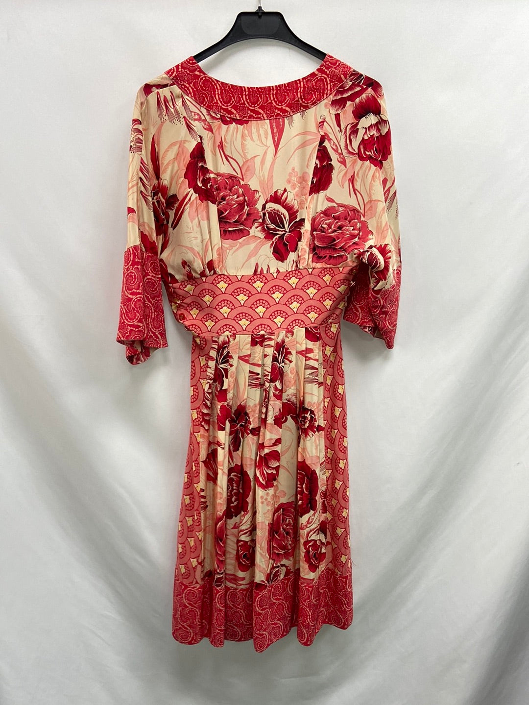 OTRAS.Vestido corto fluido estampado T.S