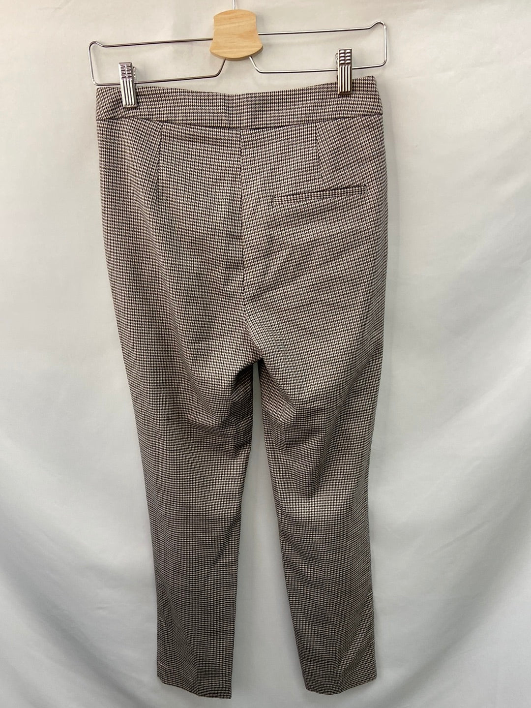 ZARA.Pantalones pata gallo T.s