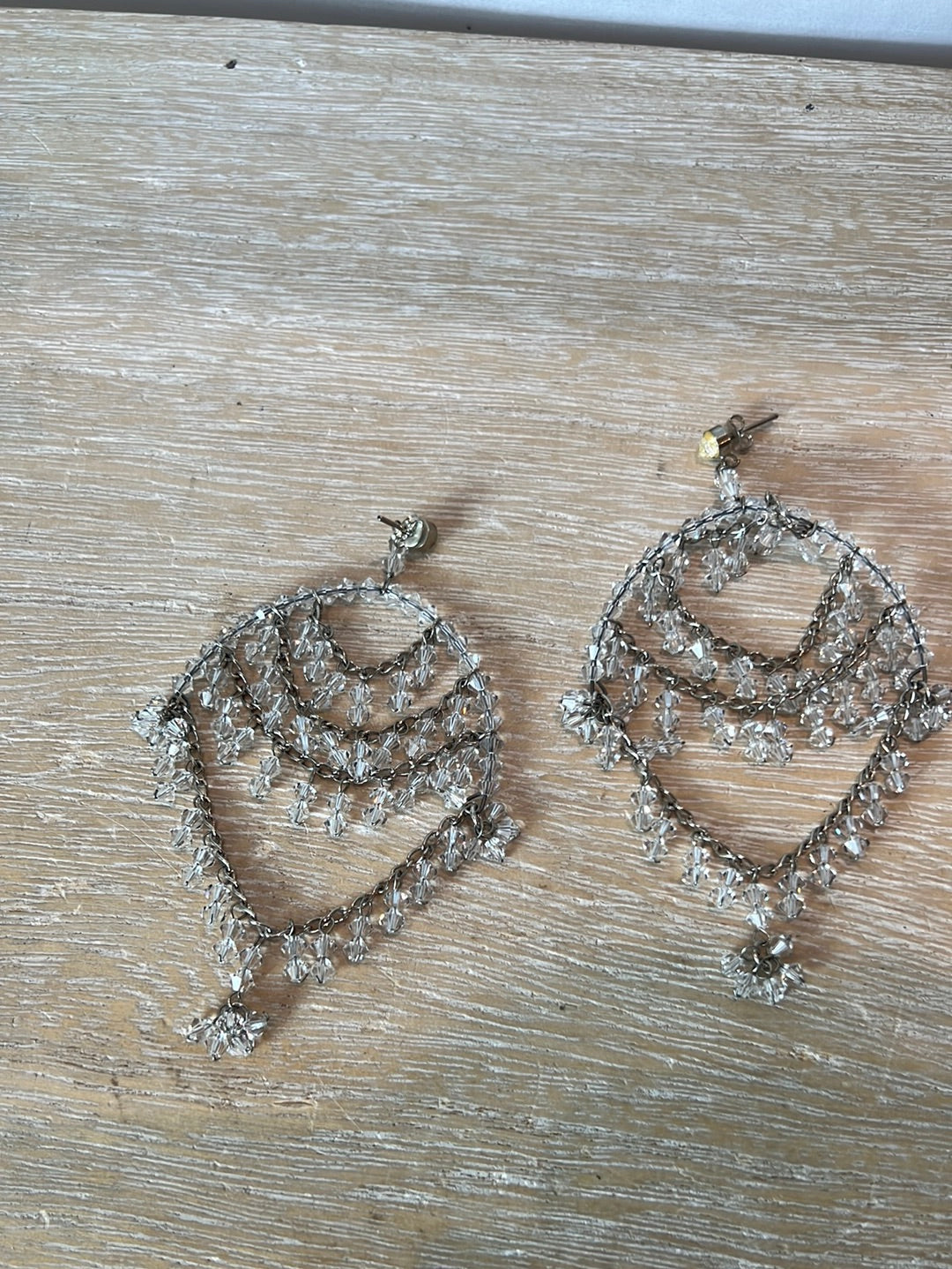 FAHOMA. Transparent ball earrings