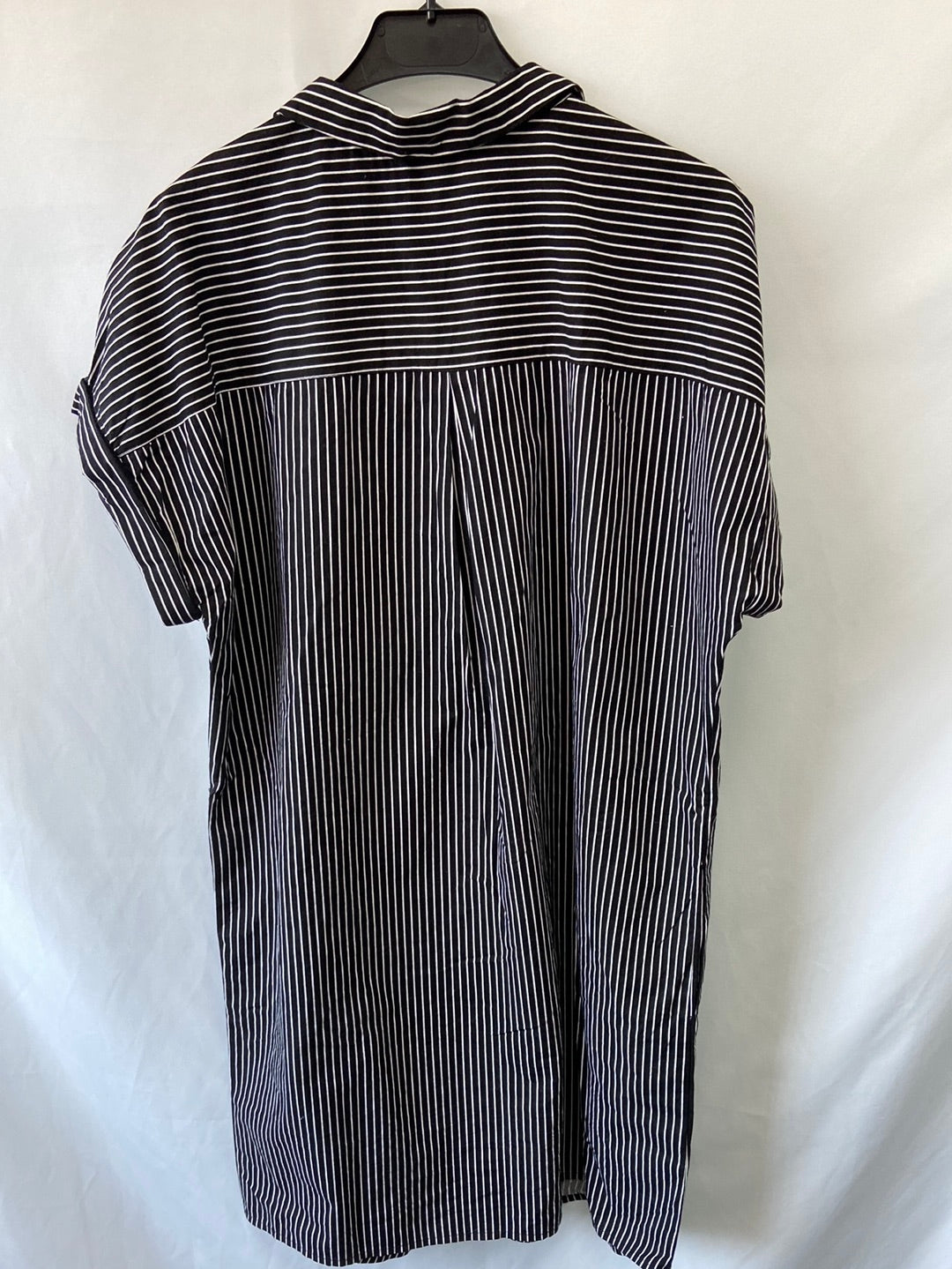 MANGO.Vestido camisero rayas T.L