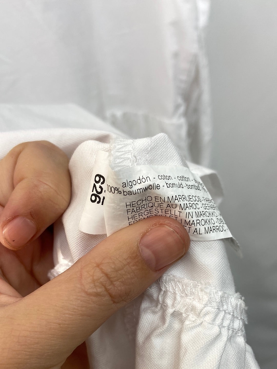 ZARA. vestido camisero T.L