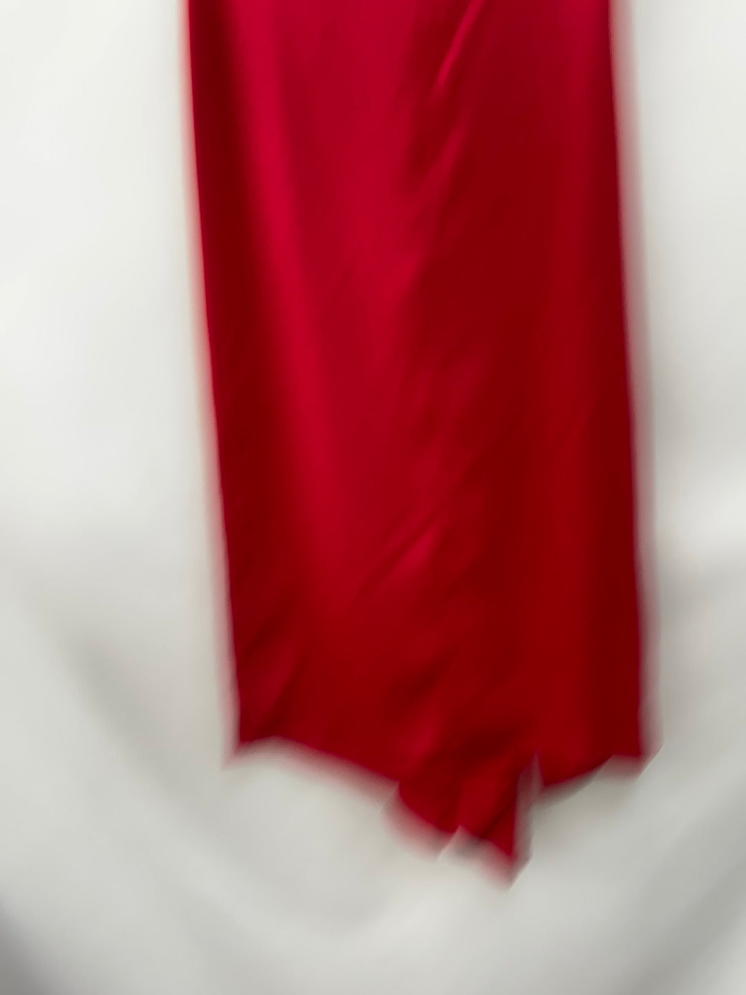 BY CLÉA. Red ruffle midi skirt (36,38,40)