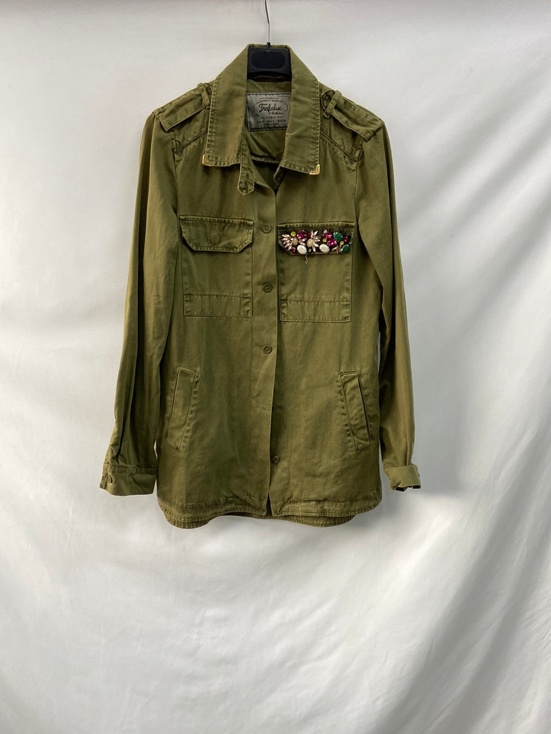 sobrecamisa verde abalorios – Hibuy market