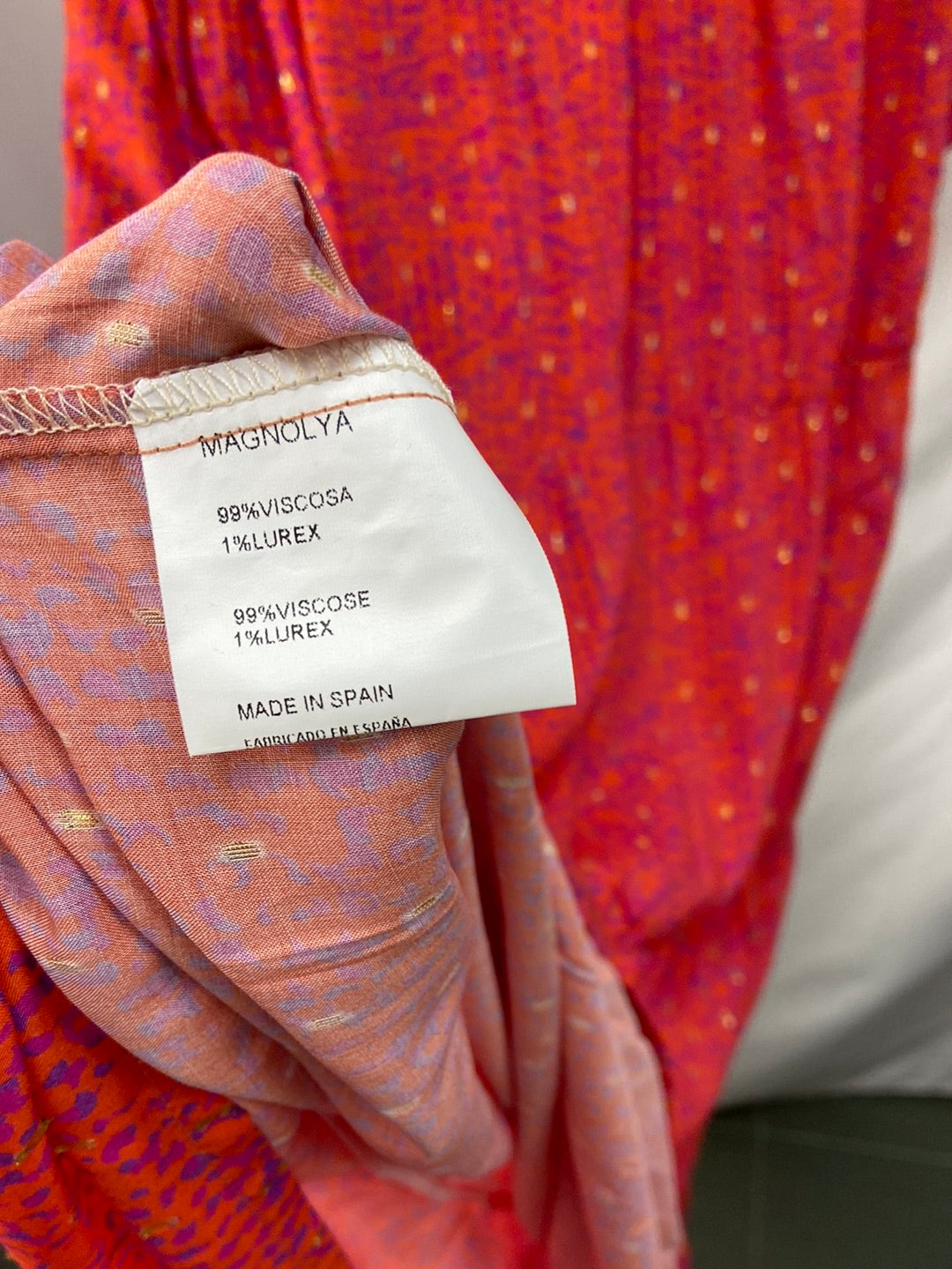 MAGNOLYA. vestido largo estampado t.1(S)