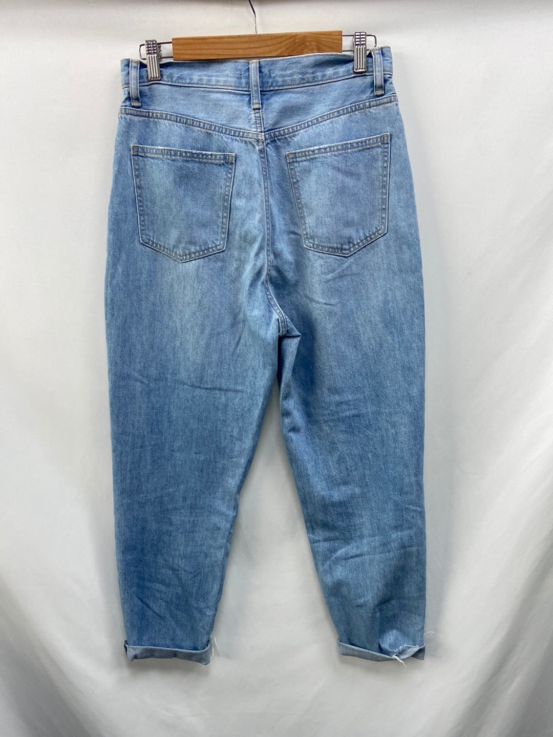 UNIQLO.Pantalones vaqueros anchos rectos T.36