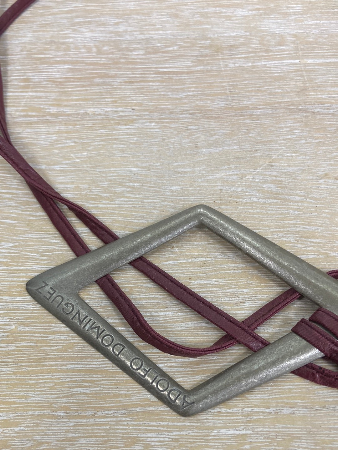 ADOLFO DOMÍNGUEZ.Cinturón cuerda