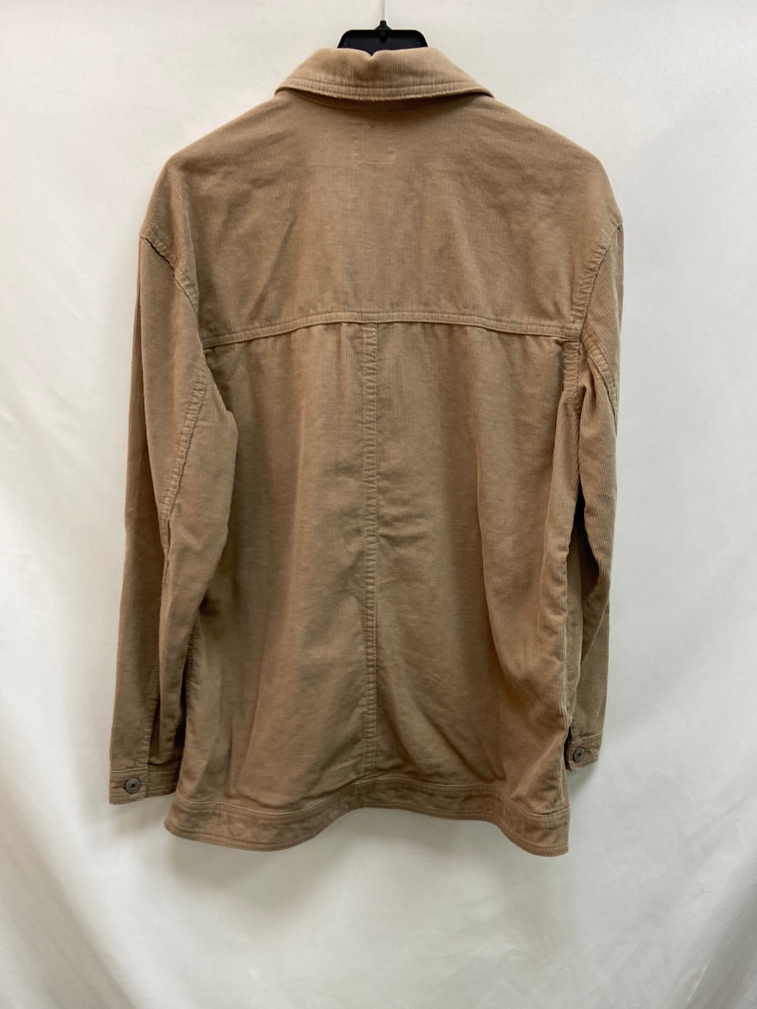 LEFTIES.Sobrecamisa beige pana T.S
