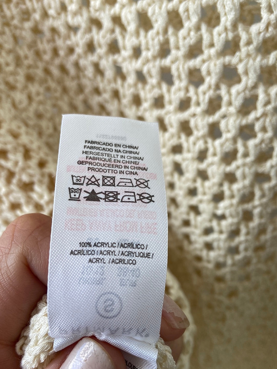 PRIMARK.Jersey punto abierto T.S/M