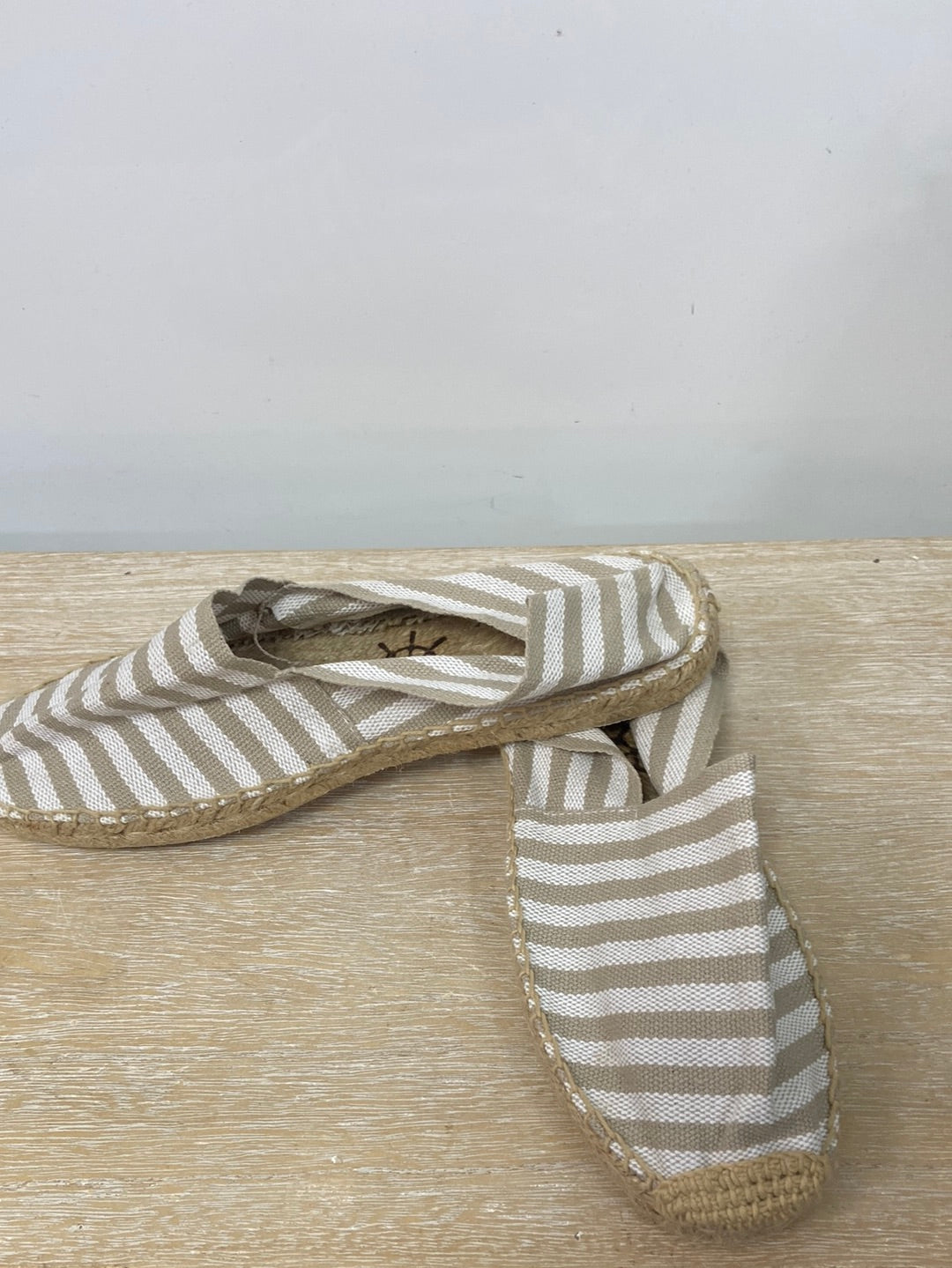 SCOFF.Alpargatas planas rayas (handmade) T.38