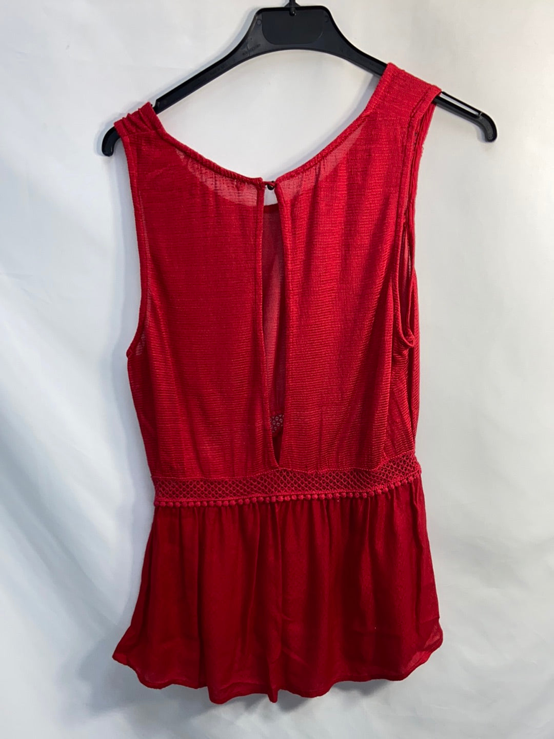 SFERA.Top rojo doble textura T.M