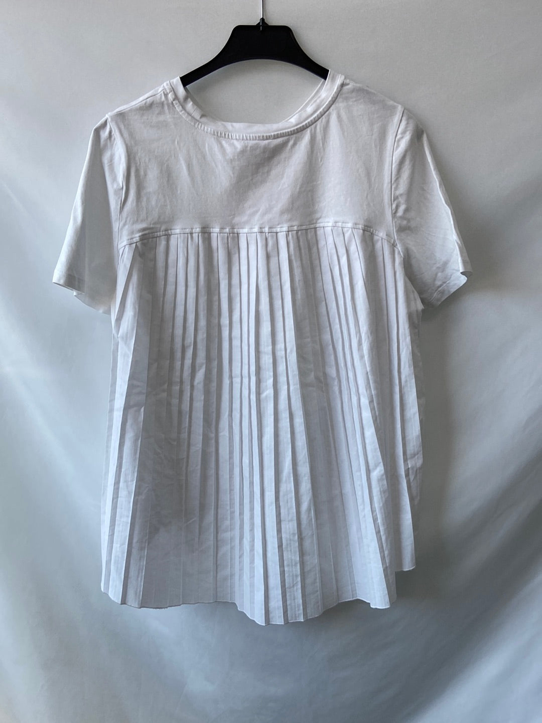 ZARA.Camiseta blanca tablas T.S