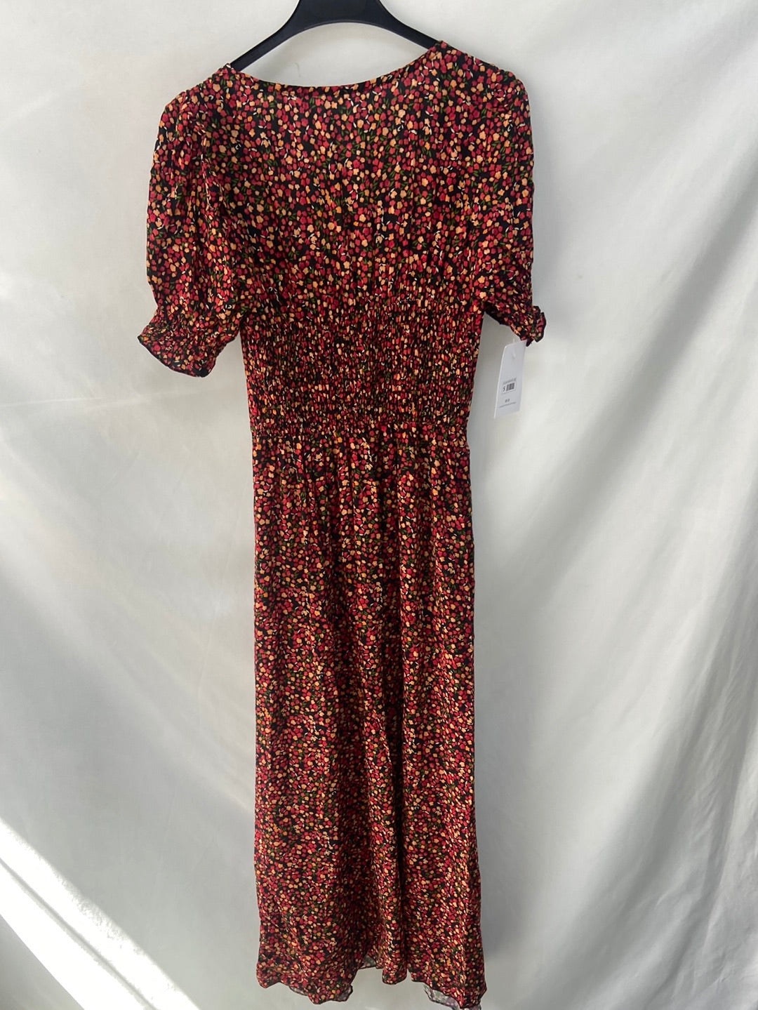 PURA VIDA.Vestido largo flores T.S