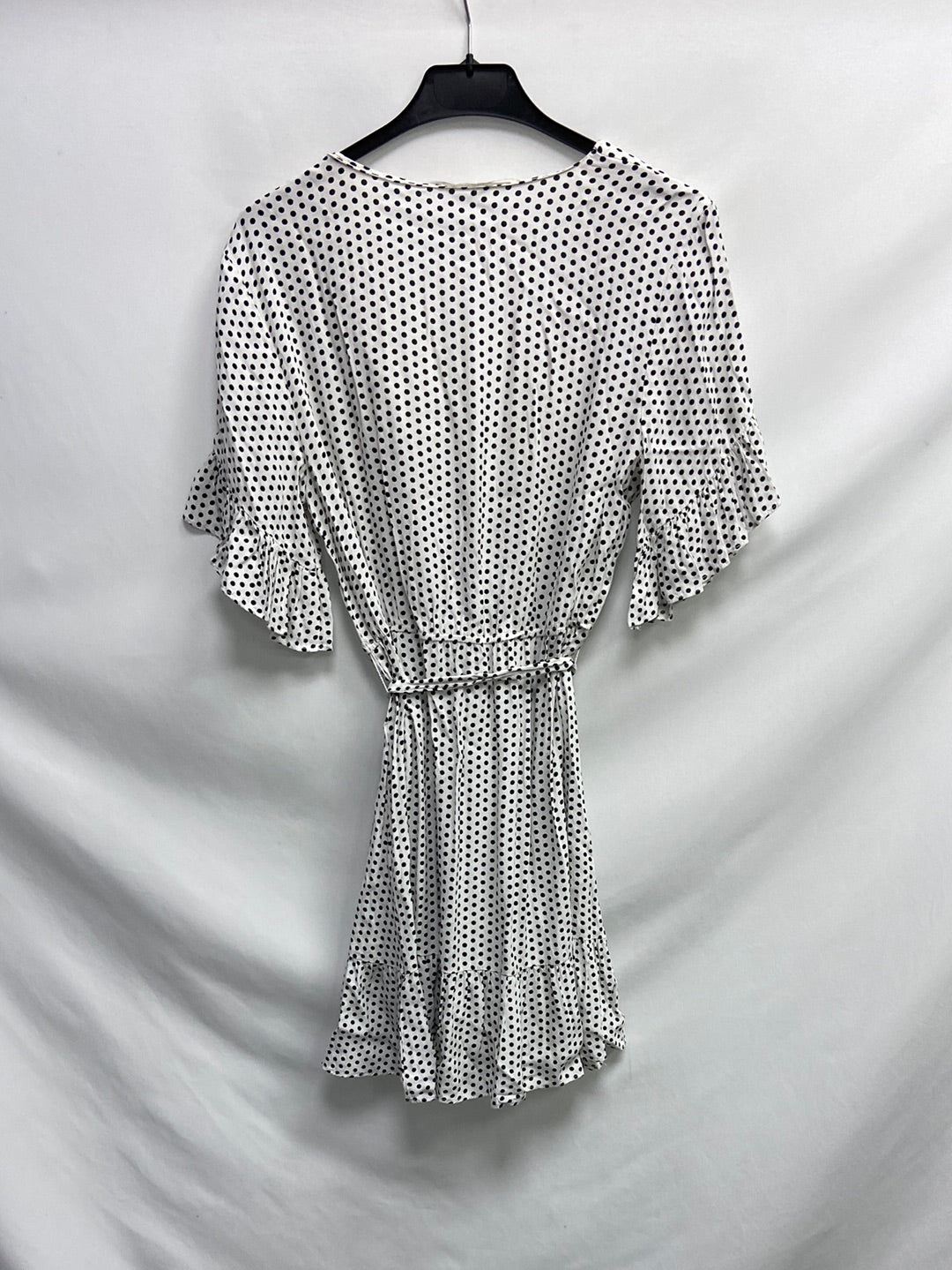 OYSHO. White polka dot Ts dress
