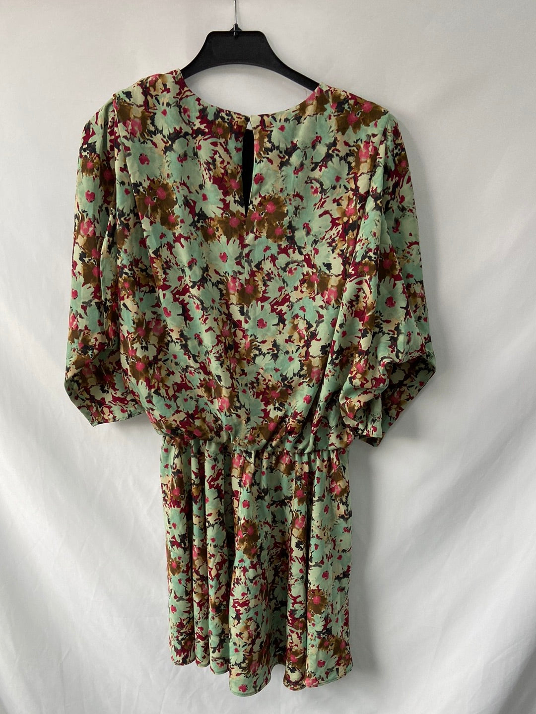 ZARA.Vestido flores T.XS