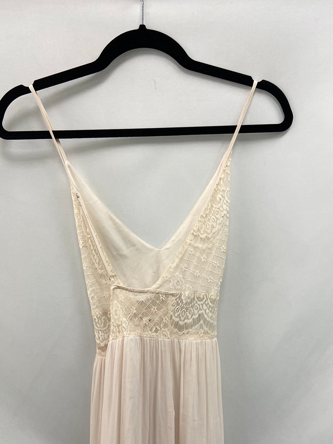OTHERS. Long pink lace dress Your (s/m)