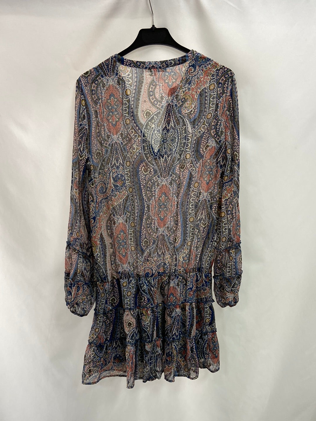 SCALPERS.Vestido corto estampado T.s