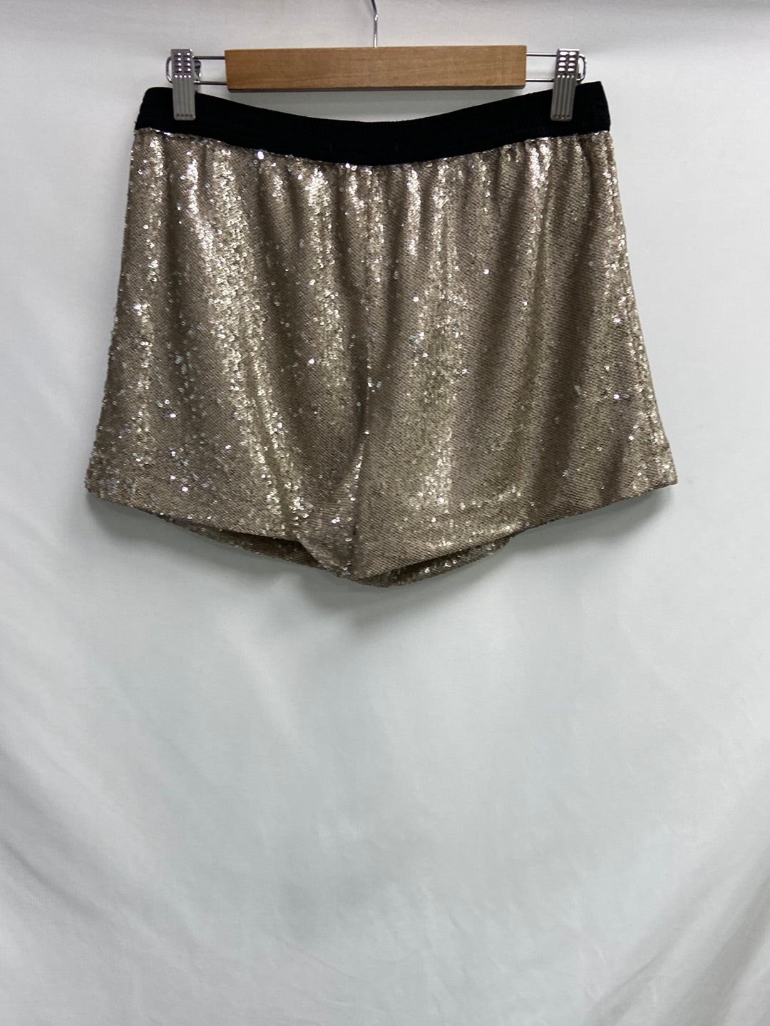 ZARA. Shorts lentejuelas T.m