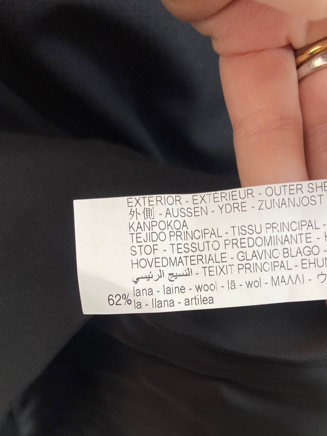 ZARA. Blazer bicolor lazada T.L