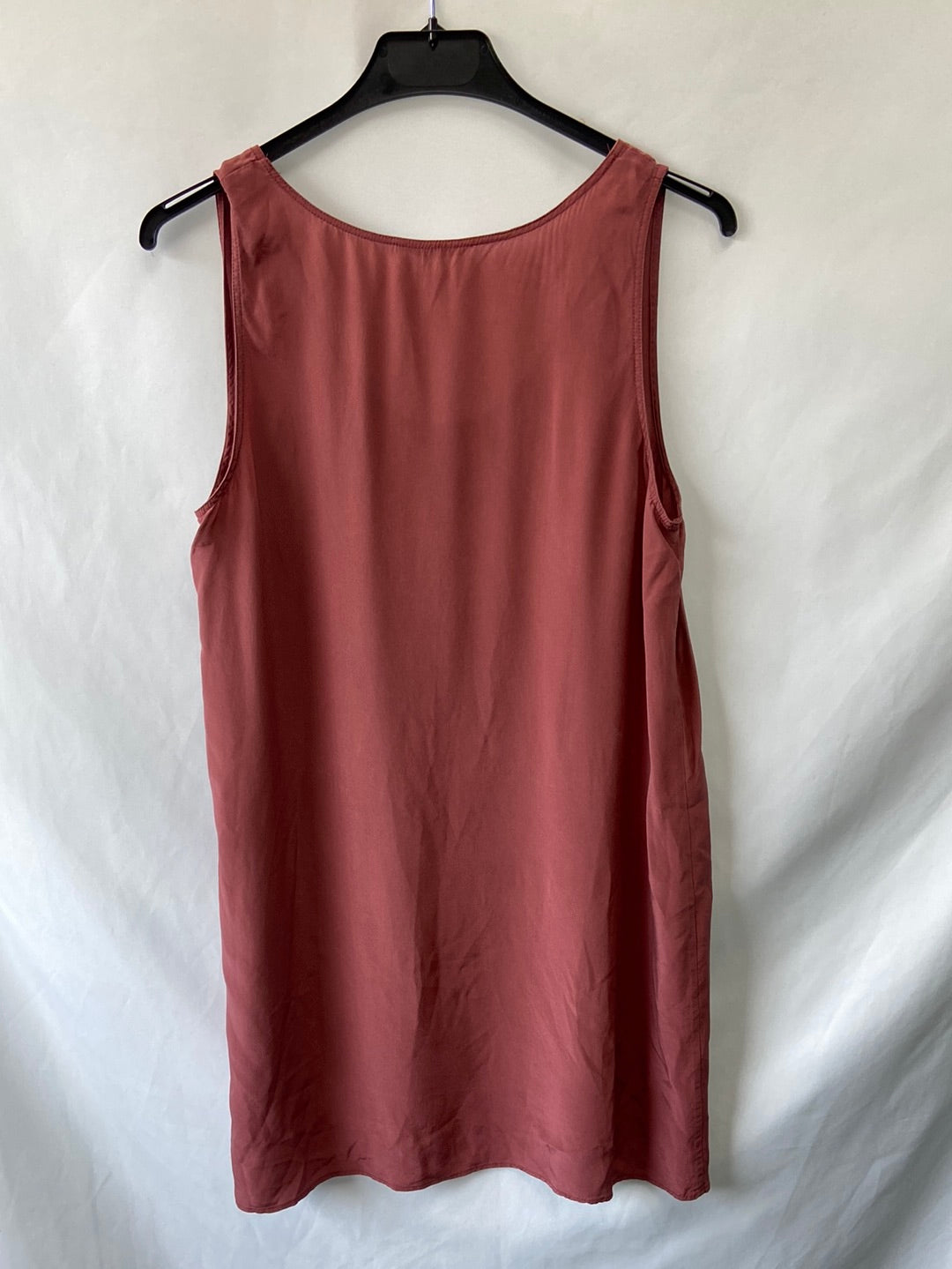 AMERICAN VINTAGE.Vestido/top largo seda camiseta T.m