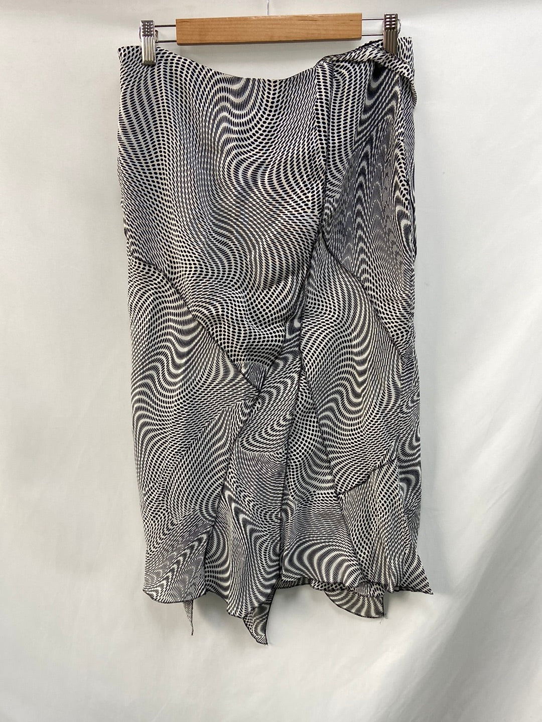 PURIFICACIÓN GARCÍA. Printed midi skirt, size 42