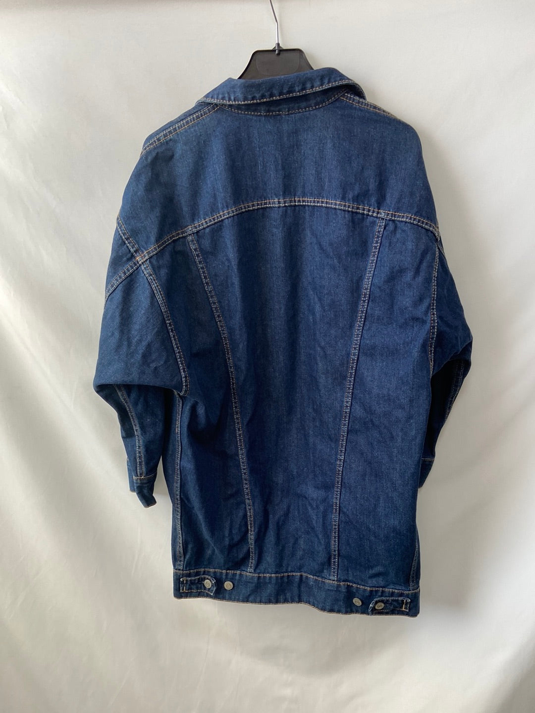 ZARA. Long dark denim jacket Ts