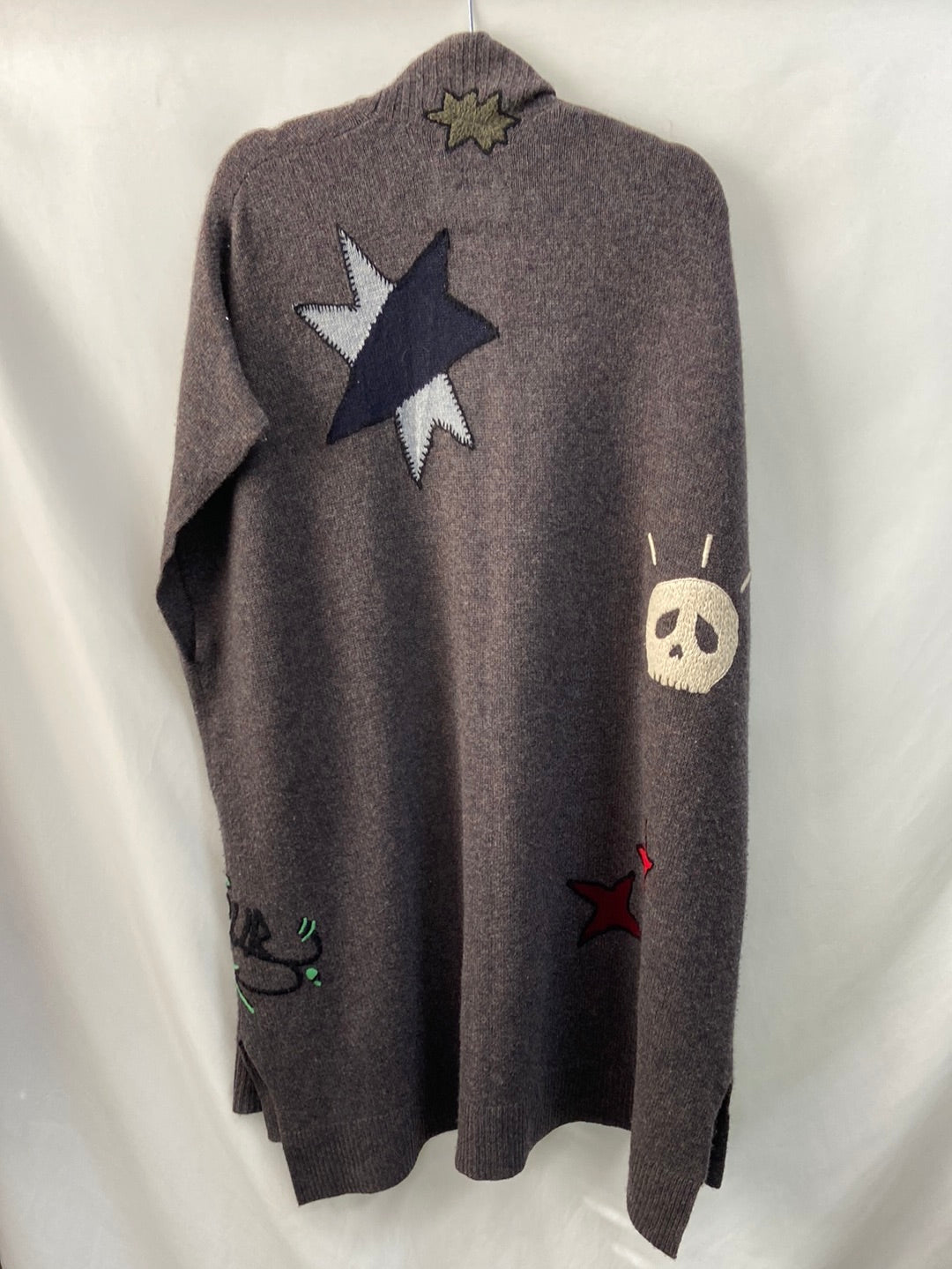 ZADIG & VOLTAIRE. TU sleeveless cardigan with drawings