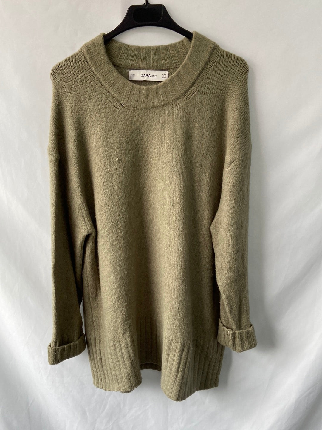 Oversized Jacquard Pullover Zara Jersey Oversize Punto Zara ZARA