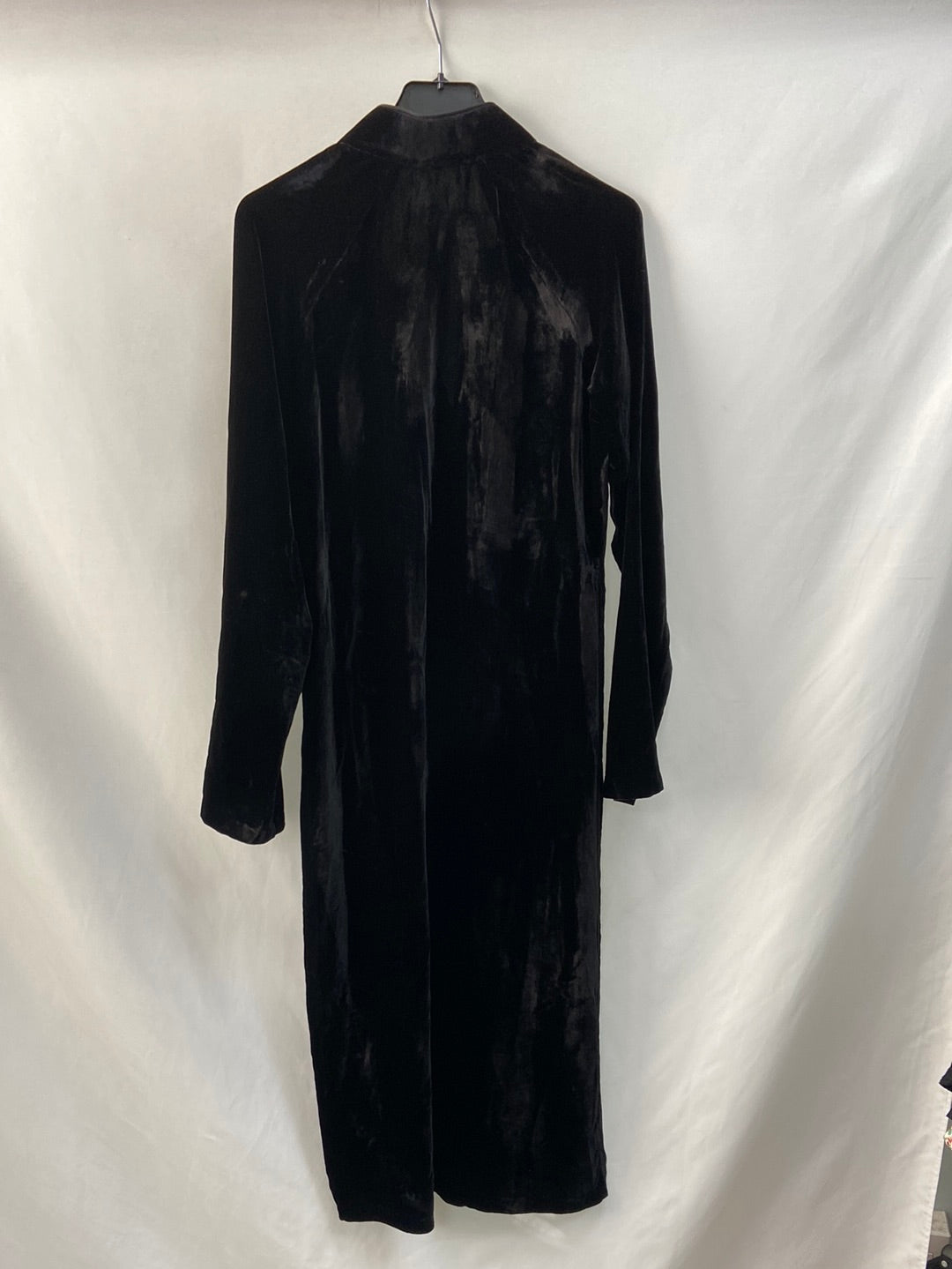 LA SENSITIVE.Top largo/kimono negro terciopelo T.m(s)