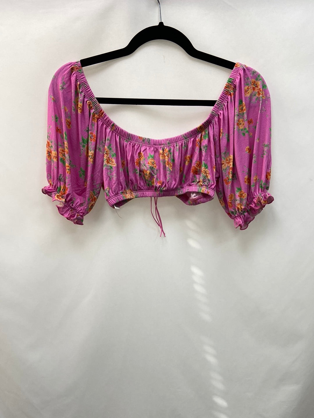 ASOS.Pink Floral Crop Top S.36