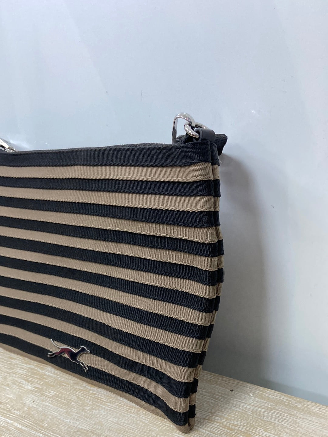 marketBIMBA Y LOLA. Bolso lona de rayas