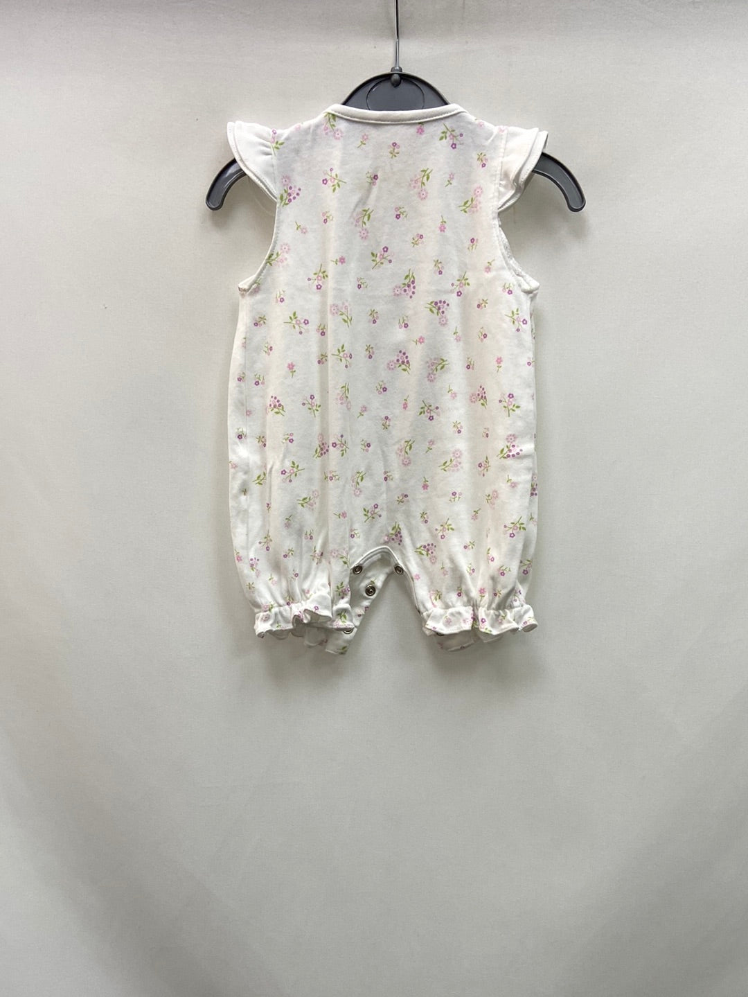 OTHERS. White floral baby jumpsuit 3-6 months