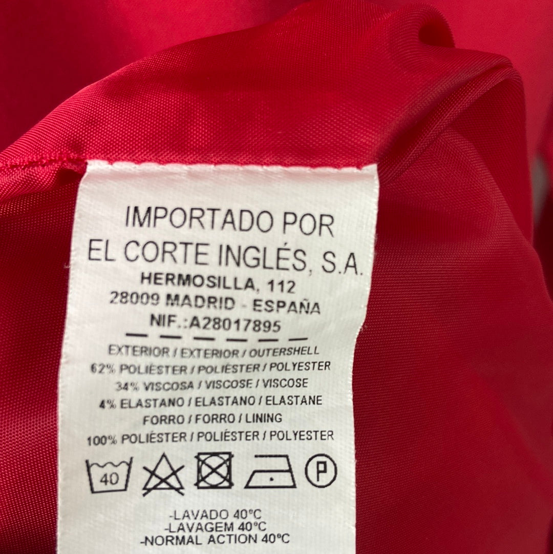 ANTEA.Abrigo fino rojo T.42(M)