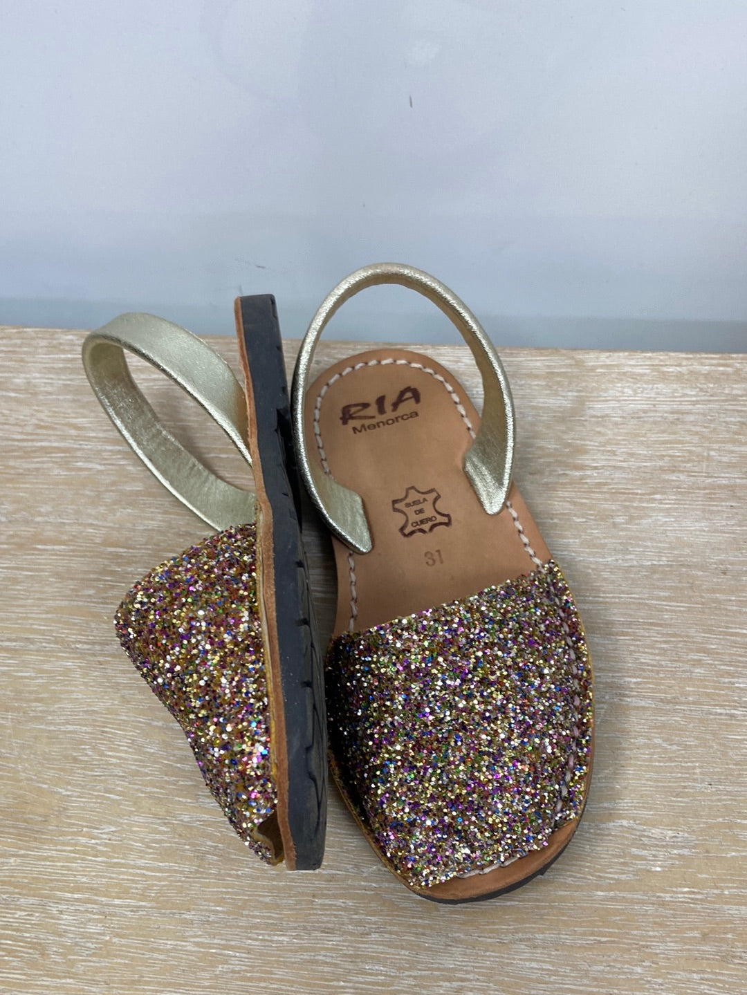 RIA MENORCA.Menorquinas purpurina T.31