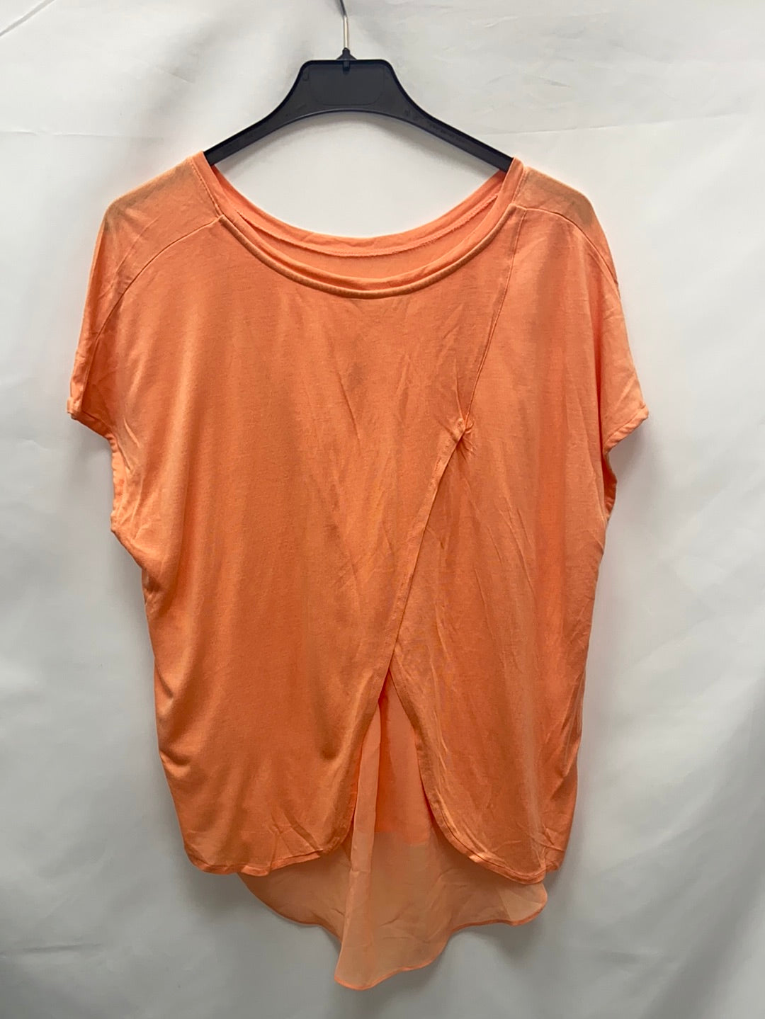 MASSIMO DUTTI. Camiseta básica naranja