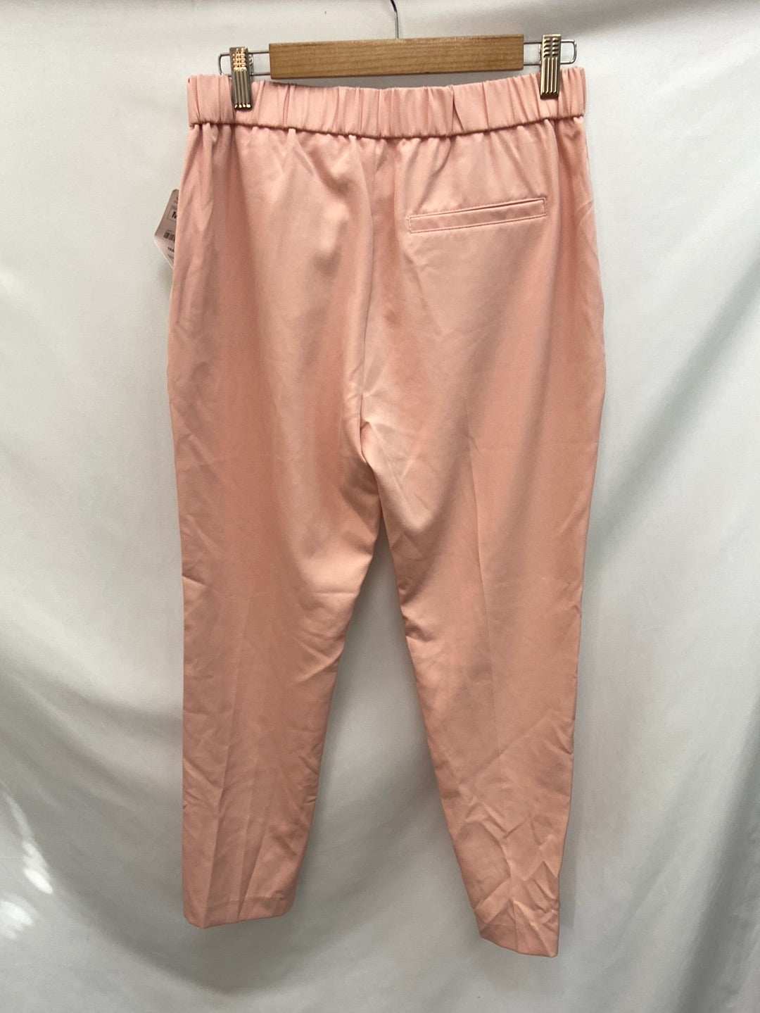 ZARA.Pantalones pinzas rosas T.m