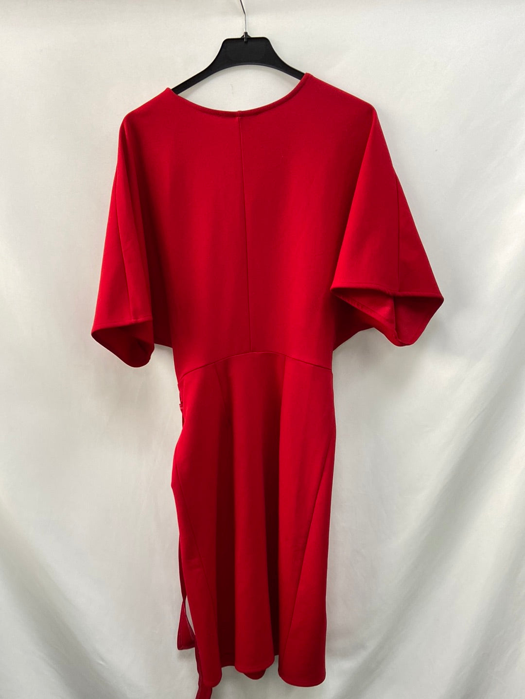 MANGO.Vestido midi rojo T.S