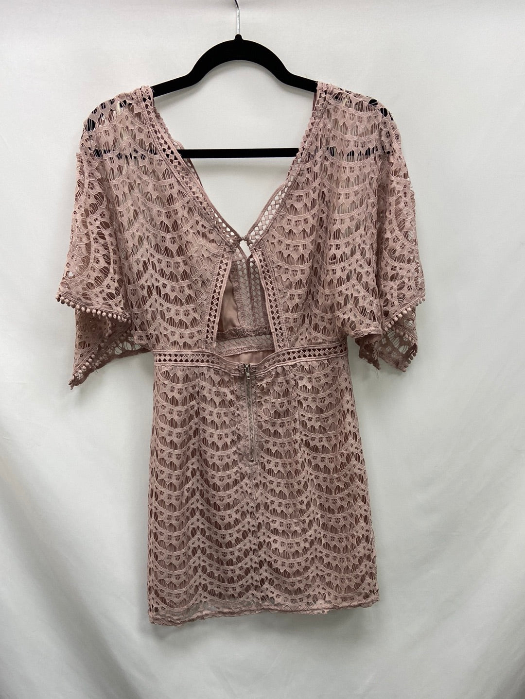 FOREVER21. Vestido rosa encaje T.S