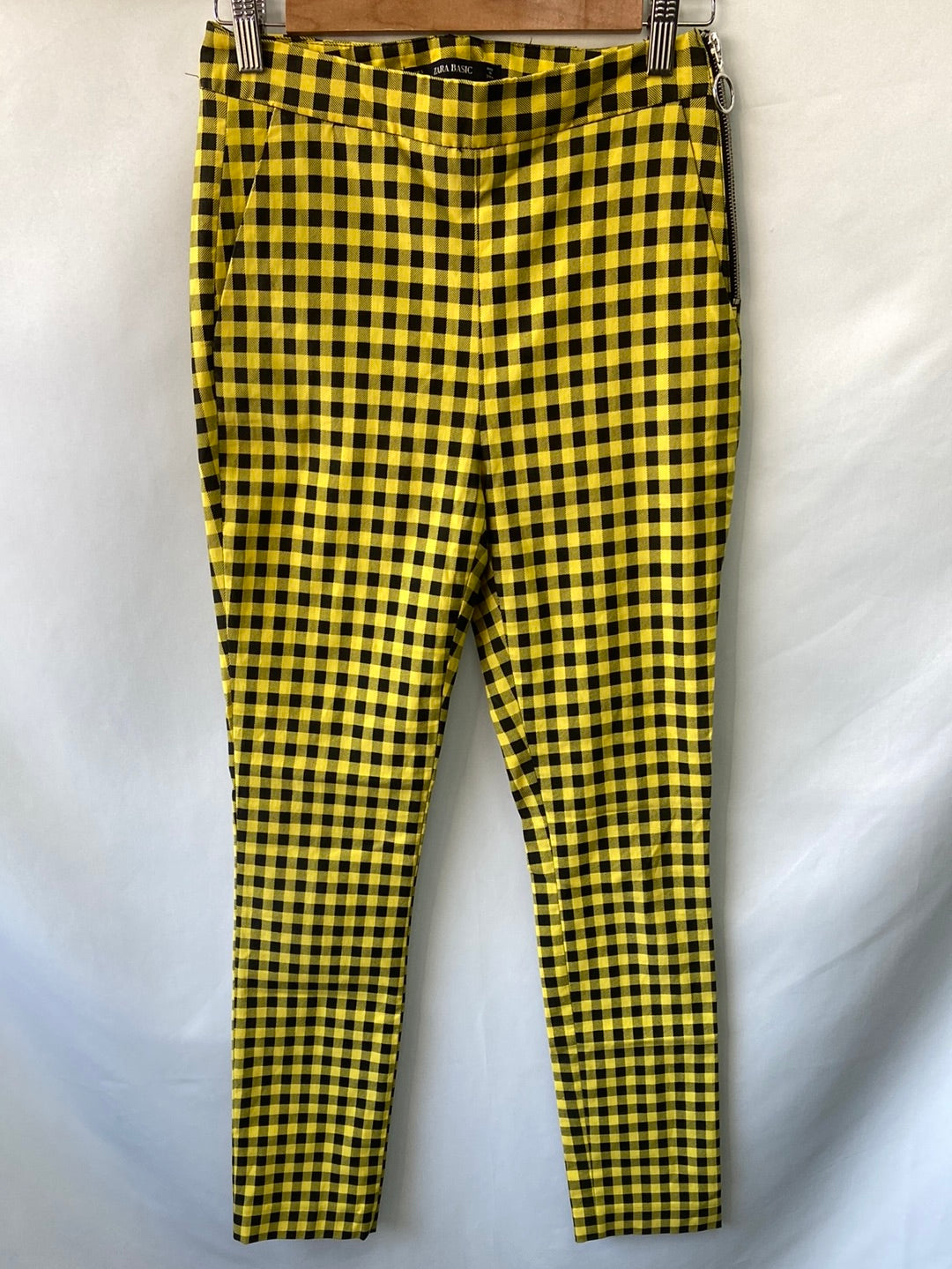Pants Pantalones De Cuadros Zara Cuadros Amarillos – Hibuy Market