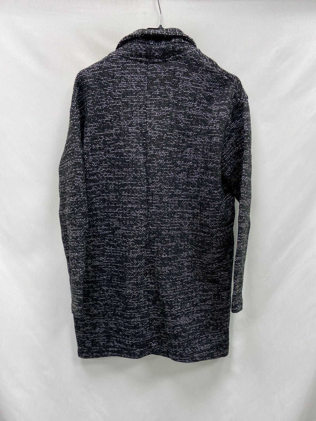 OTRAS.Blazer jaspeada negra T.S