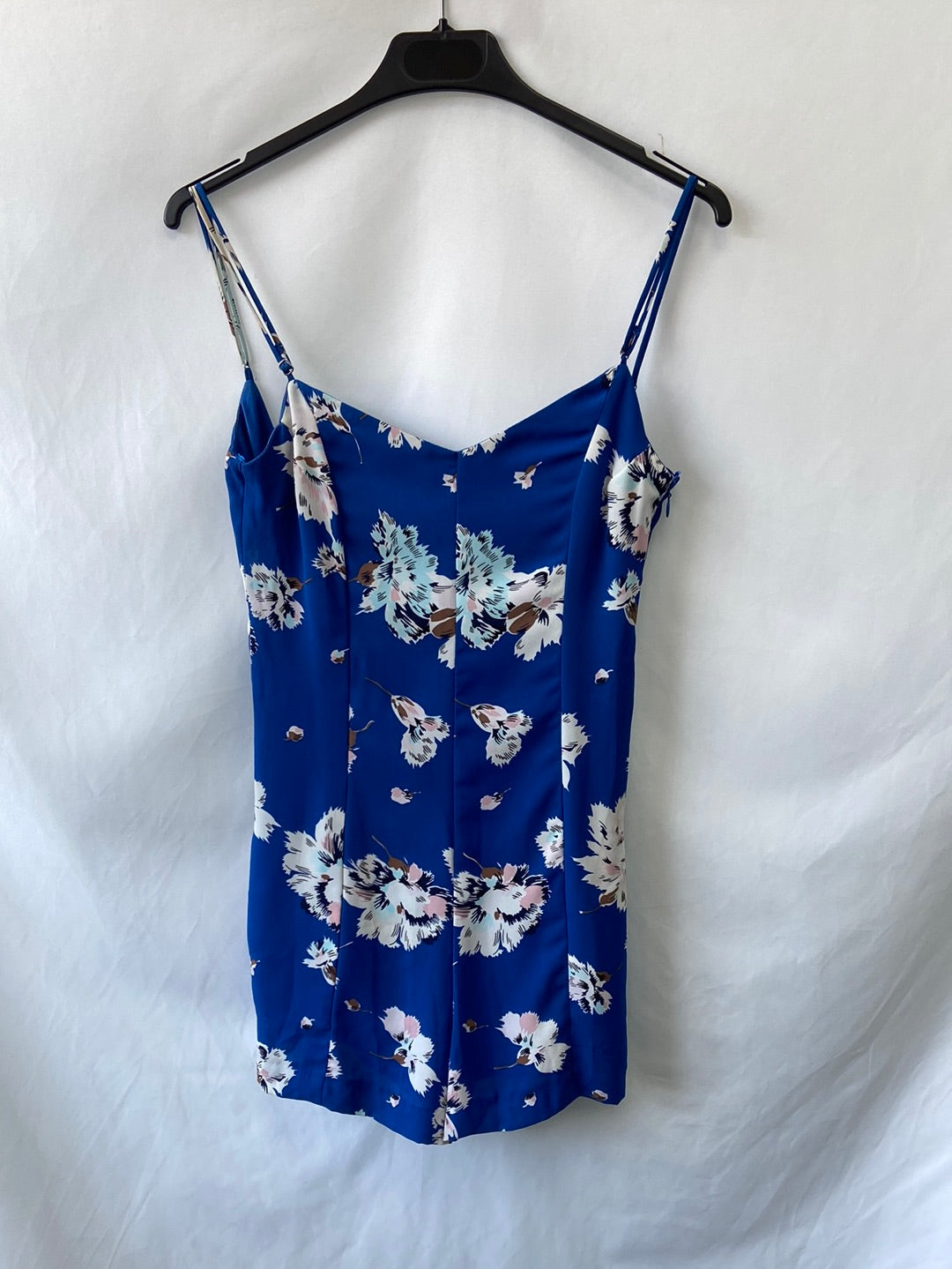 Vestido Mono Azul Zara Corto Zara Mono Corto Azul Electrico NWT