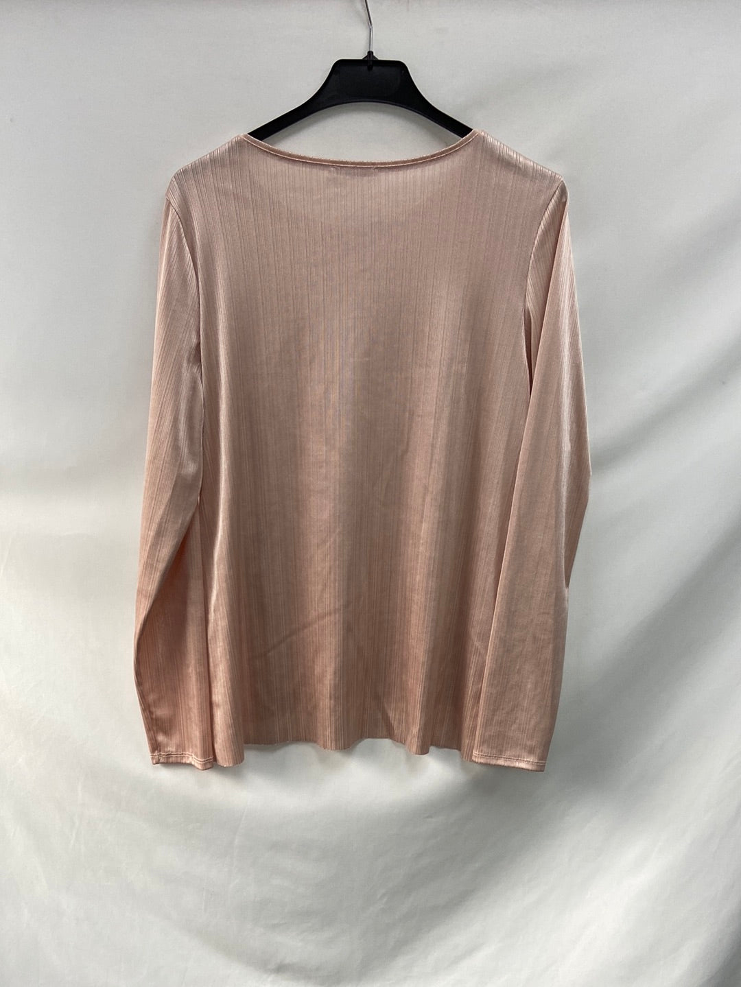 MarketZARA. Camiseta rosa efecto rayas T.s