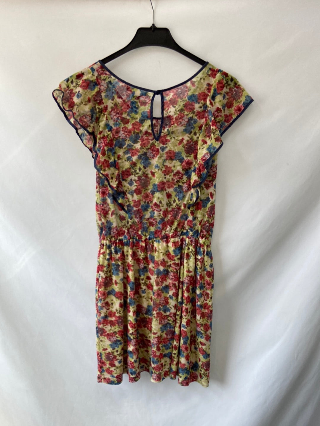 MANGO. Vestido flores T. M