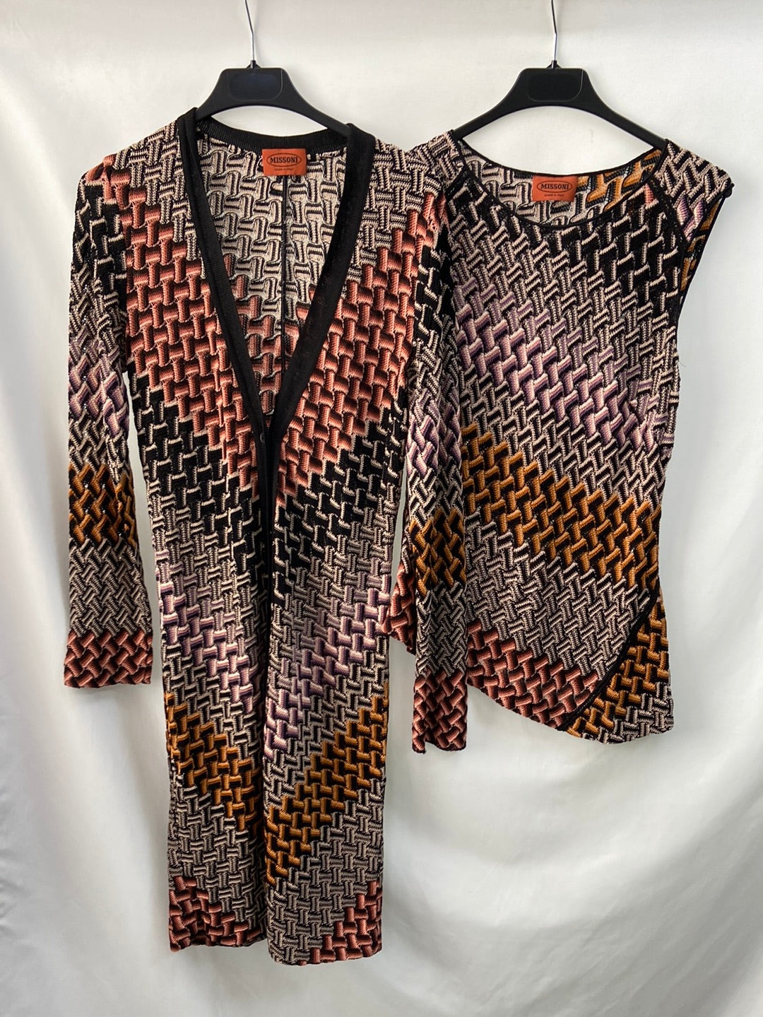 MISSONI.Multicolor gradient knit top Ts