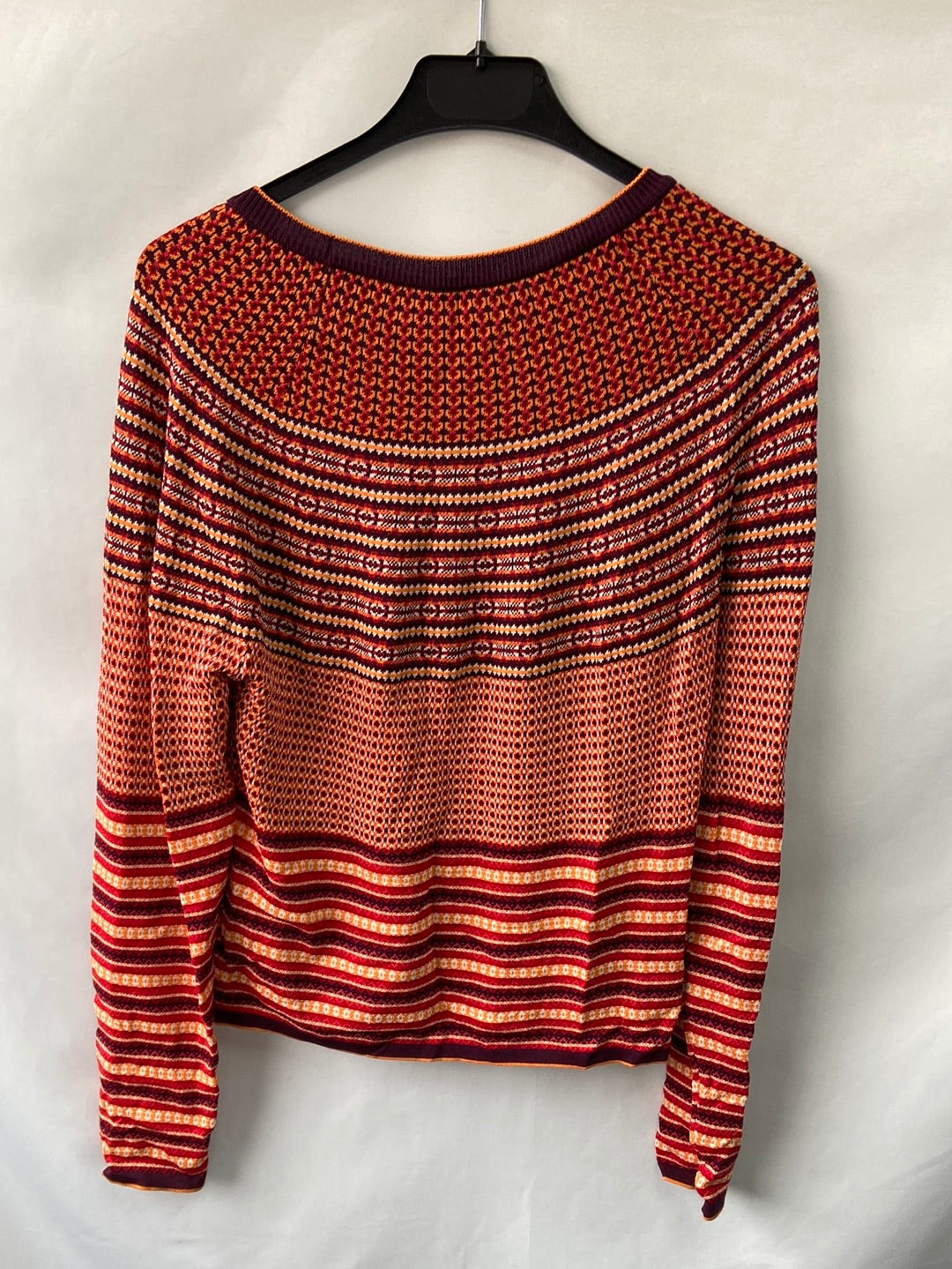 ZARA.Jersey finito punto elástico T.L