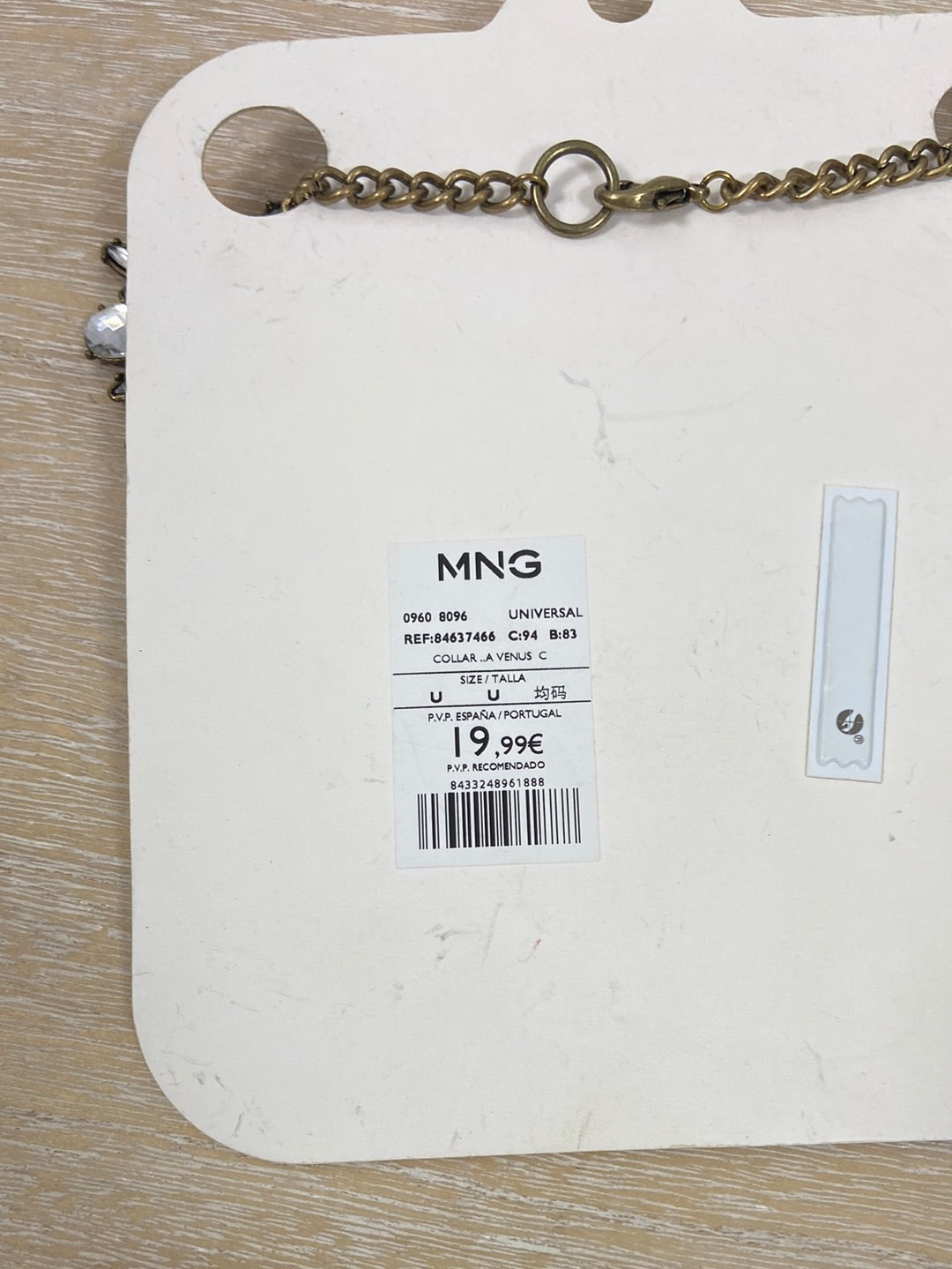 MANGO.Collar pedrería