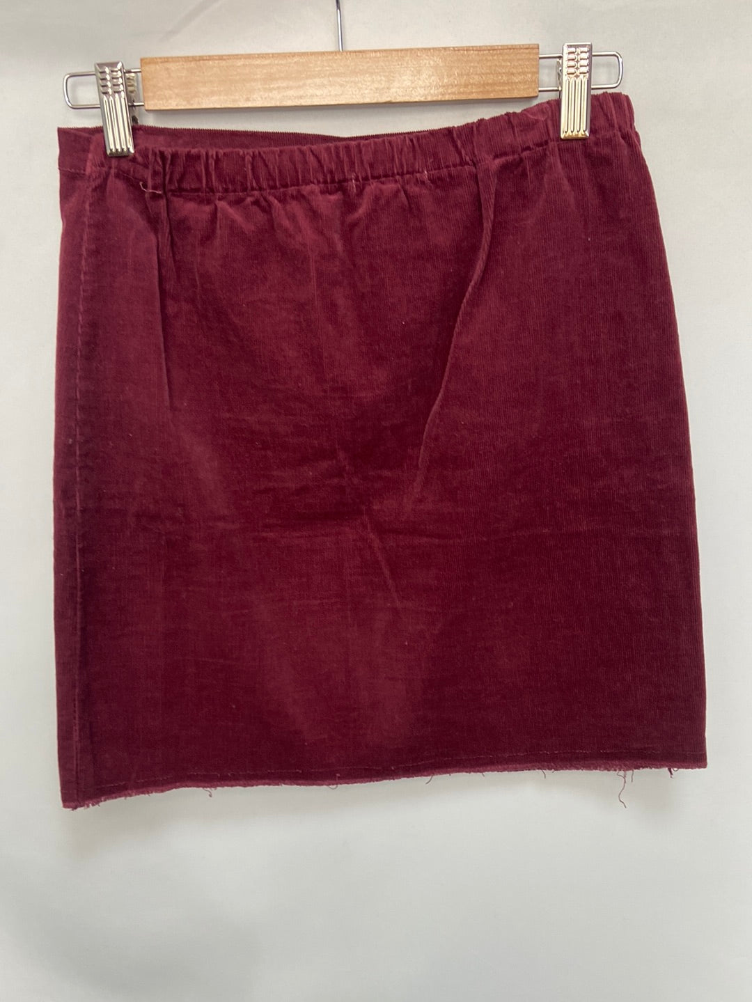 RENATTA&GO.Falda mini micropana burdeos T.36